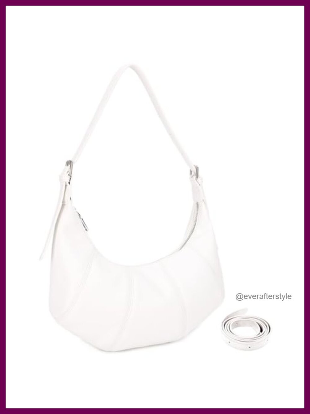 Small Slouchy Shoulder Bag for Women -Soft Vegan Leather Hobo Purse &Crossbody